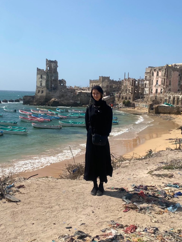 Old city coral-stone ruins by the sea